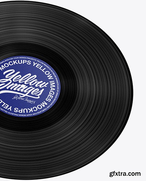 Download Vinyl Record w/ Paper Cover Mockup 78534 » GFxtra