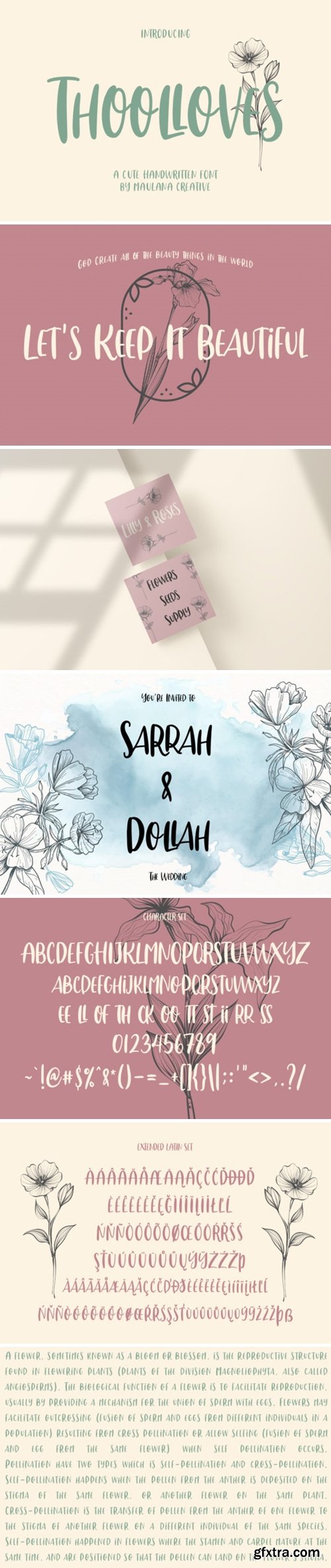 Thoolloves Font