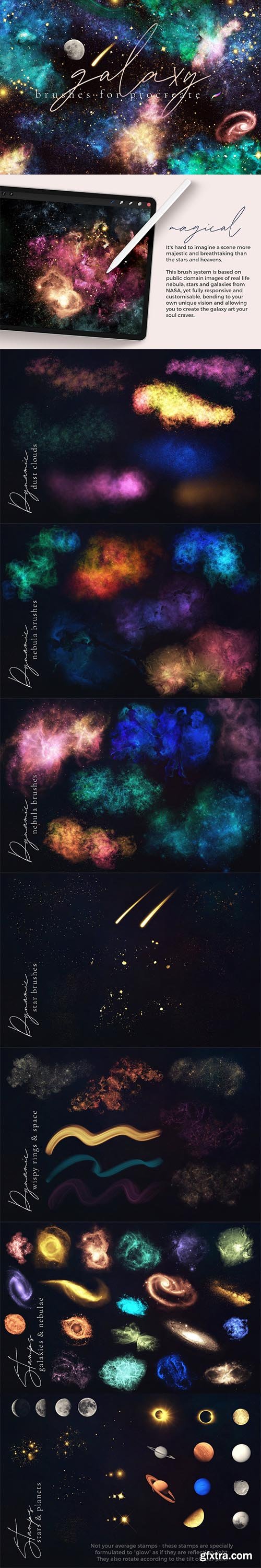 CreativeMarket - Galaxy Brushes for Procreate 5992272