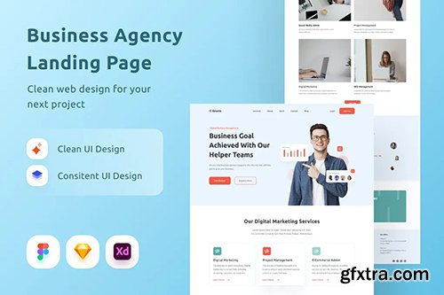 Business Agency Landing Page