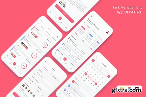 Task Management App UI Kit Pack