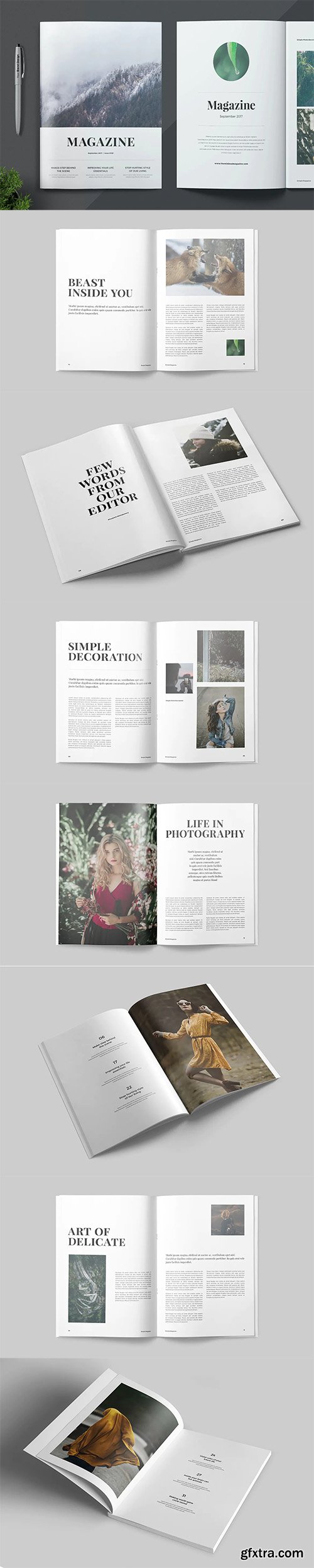 Magazine Template T77V5G2