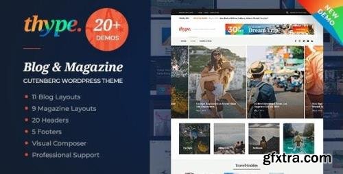 ThemeForest - Thype v1.1.4 - Personal Blog WordPress - 23164635