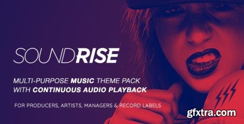 ThemeForest - SoundRise v1.5.7 - Artists, Producers and Record Labels WordPress Theme - 19764337