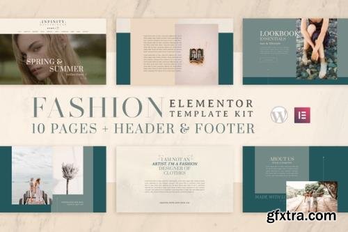 ThemeForest - Infinity Fashion v1.0.0 - WooCommerce Elementor Template Kit - 31548366