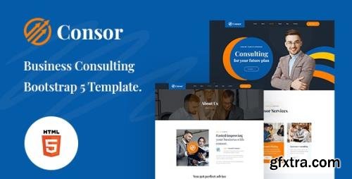 ThemeForest - Consor v1.0 - Business Consulting Bootstrap 5 Template - 31575510