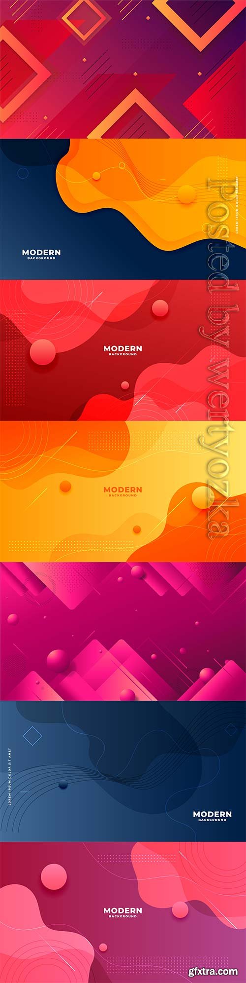 Stylish abstra gradient vector background