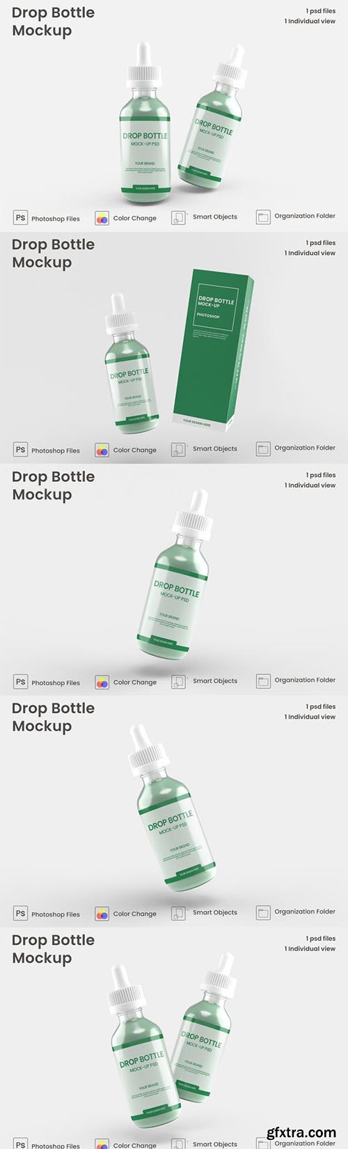 Dropper bottle mockup