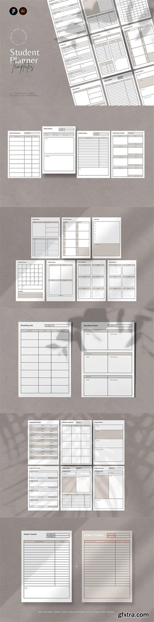 Student Planner Templates