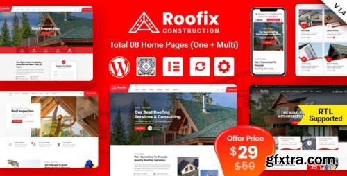 ThemeForest - Roofix v1.4 - Roofing Services WordPress Theme - 27855848