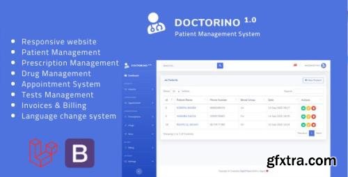 CodeCanyon - Doctorino v1.0 - Doctor Chamber Management System - 28707541