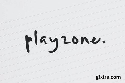 Playzone - Handwritten Doodle Font