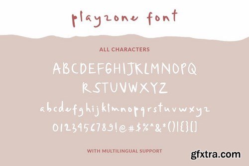 Playzone - Handwritten Doodle Font