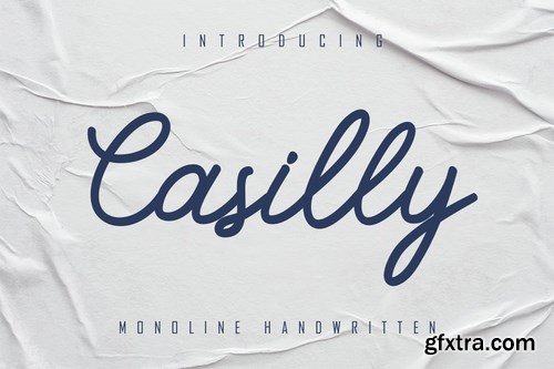 Casilly - Monoline Handwritten