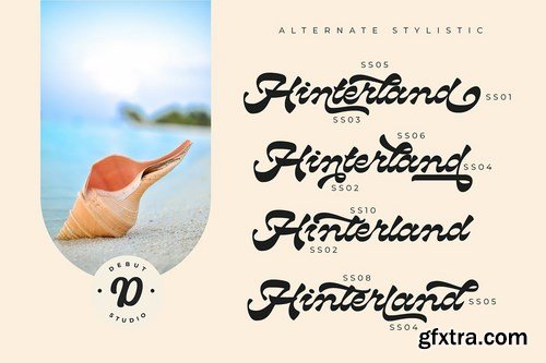 Hinterland Reverse Contrast Script