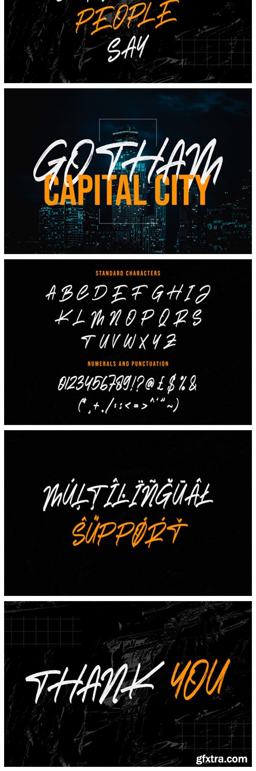 Darkness Brush Font