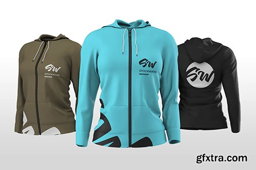 Women's Hoodie Mockup