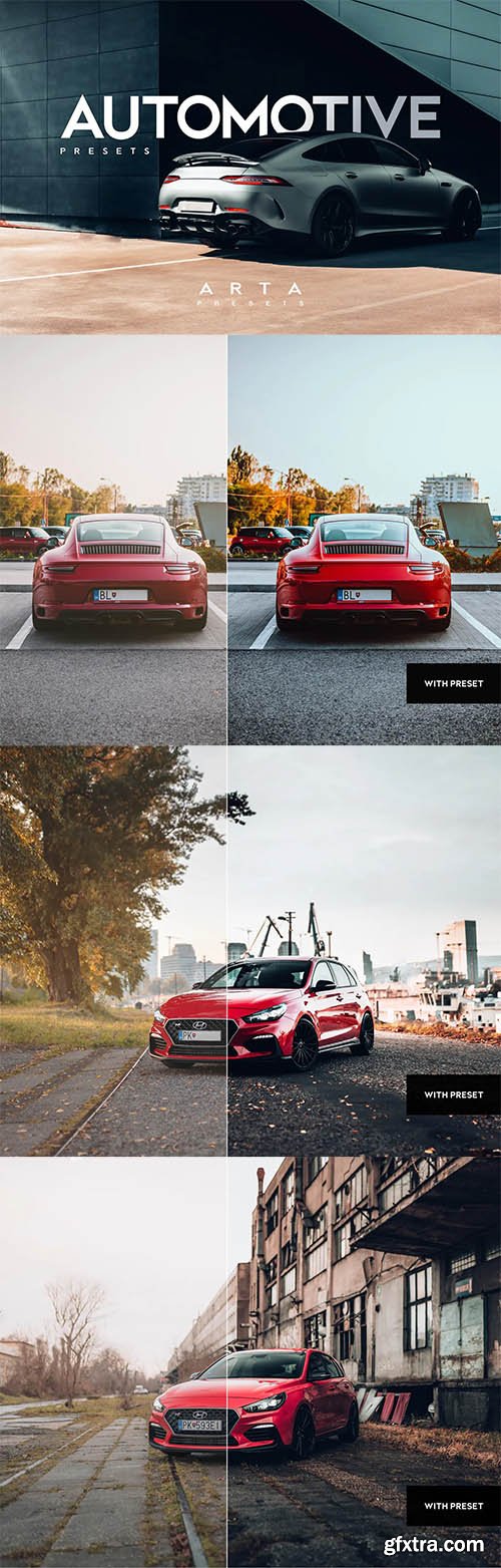 ARTA Automotive Presets For Mobile and Desktop