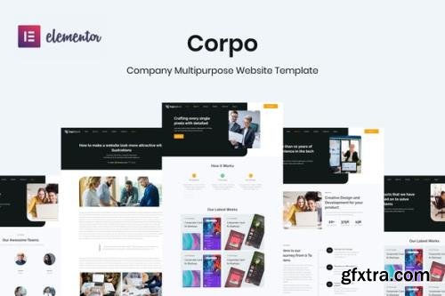 ThemeForest - Corpo v1.0.0 - Corporate Business Elementor Template Kit - 31146096