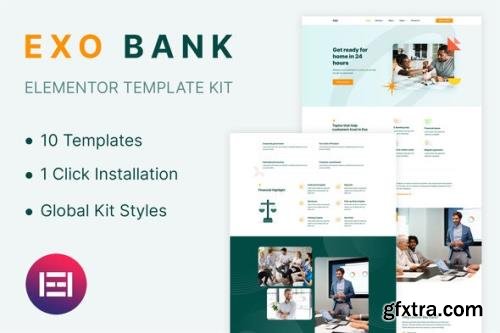 ThemeForest - Exobank v1.0.0 - Financial Elementor Template Kit - 31174131