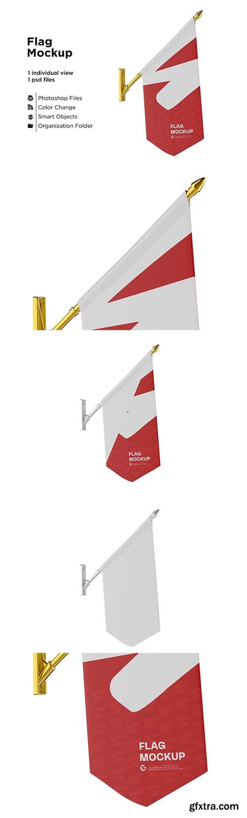 CreativeMarket - Flag Mockup 6063308