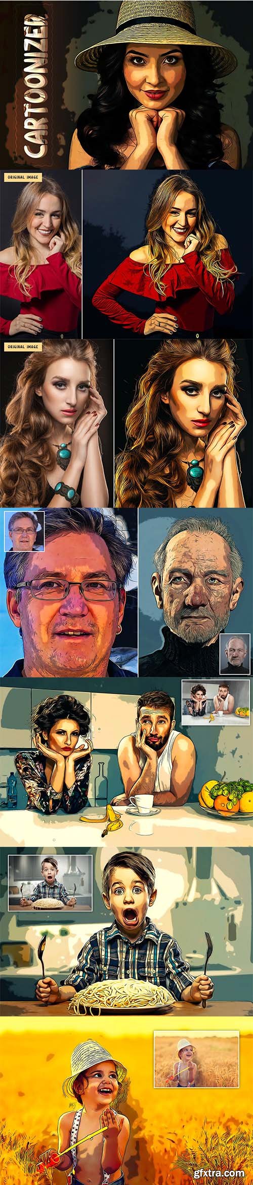 CreativeMarket - Cartoonizer Oil Paint 5915653