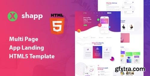 ThemeForest - Xshapp v1.0 - Multipage App Landing HTML5 Template - 31179265