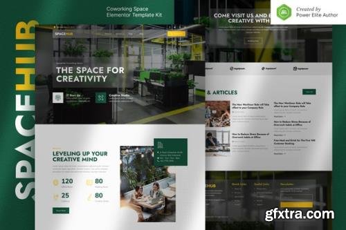 ThemeForest - Spacehub v1.0.0 - Coworking & Creative Space Elementor Template Kit - 31687965