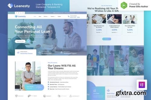 ThemeForest - Loanesty v1.0.0 - Loan Company & Banking Elementor Template Kit - 31684435