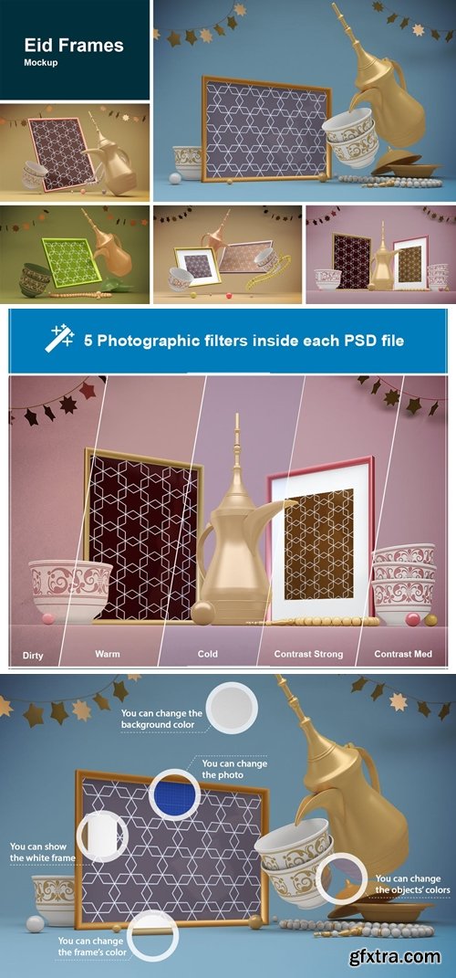 Eid Frames Mockup