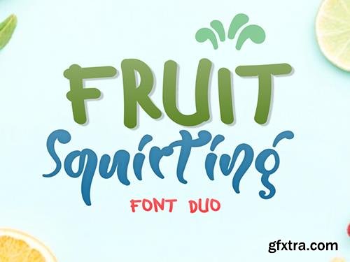 Fruit Squirting Font 