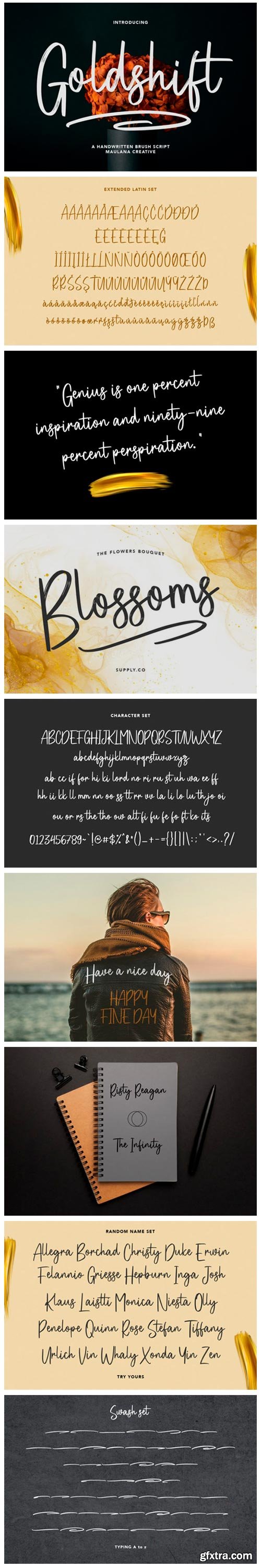 Goldshift Font