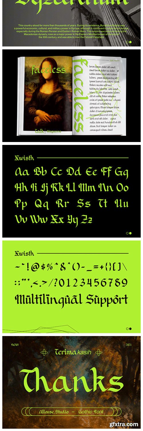 Xwisth Font