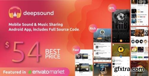 CodeCanyon - DeepSound Android v1.7 - Mobile Sound & Music Sharing Platform Mobile Android Application - 23697663