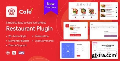 CodeCanyon - WP Cafe v1.3.3 - Restaurant Reservation, Food Menu & Food Ordering for WooCommerce - 28145561