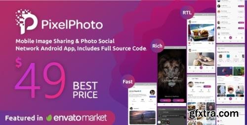 CodeCanyon - PixelPhoto Android v2.2 - Mobile Image Sharing & Photo Social Network Application - 23099210