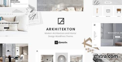 ThemeForest - Arkhitekton v1.2.5 - Modern Architecture and Interior Design WordPress Theme - 23443282