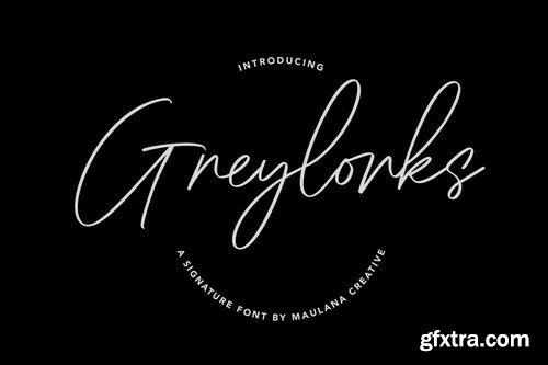 Greylorks Signature Font