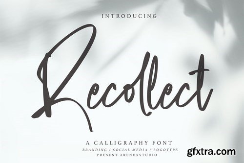 Recollect - Calligraphy Font