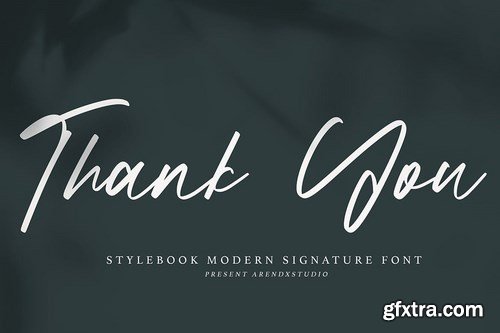 Stylebook - Modern Signature Font