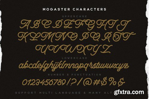 CM - The Mogaster - Monoline Script 6076799