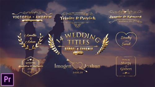 Videohive - Wedding Titles