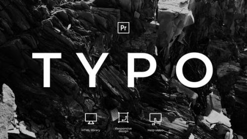 Videohive - Typography | MOGRT