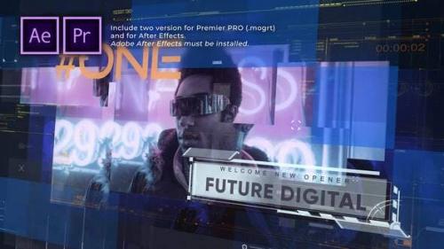 Videohive - Future Digital Opener Presentation