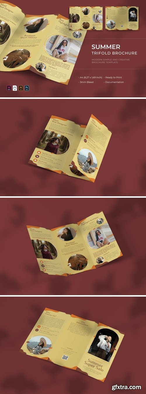 Summer Fashion | Trifold Brochure