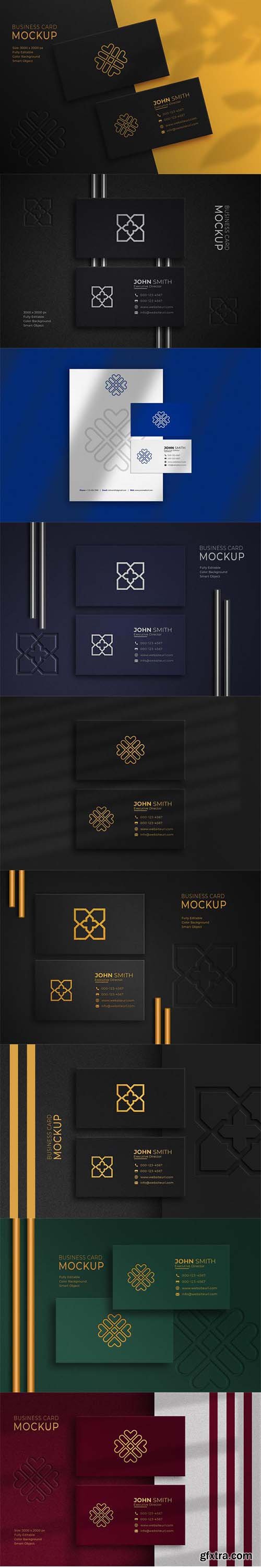 Luxury business card mockup