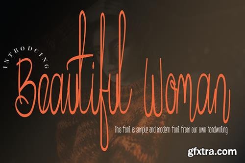 Beautiful Woman Font 