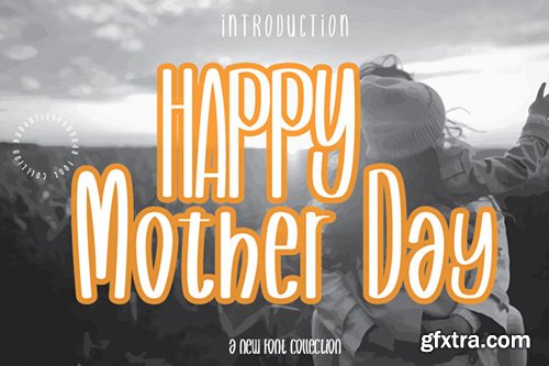 Happy Mother Day Font 