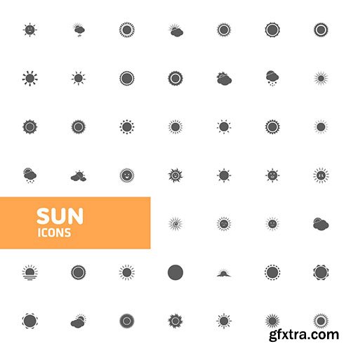 Sun icons