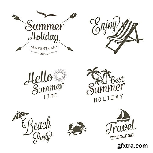 Summer logo vectors